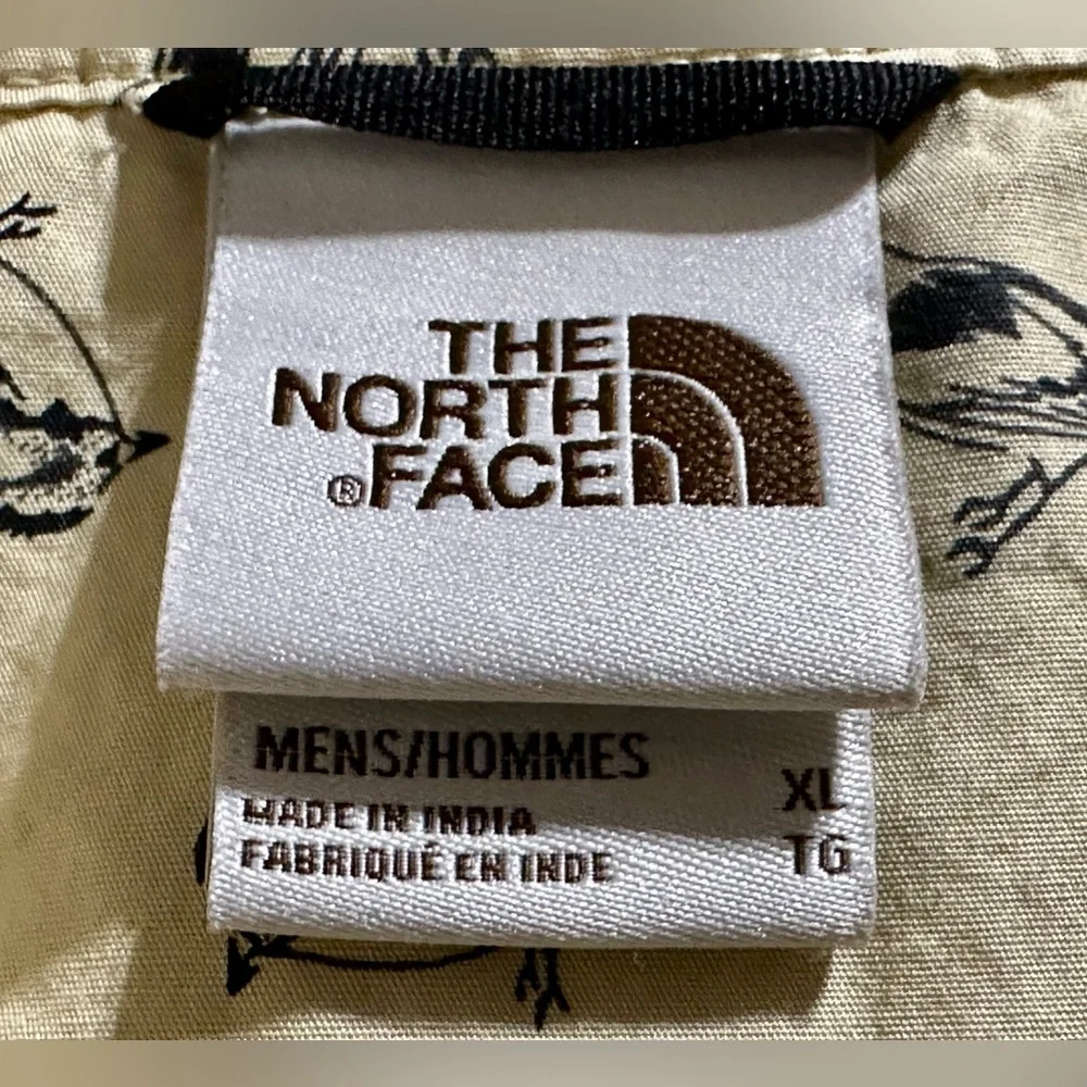 The North Face Men's Baytrail Button Down Shirt- XL Bird Watcher print